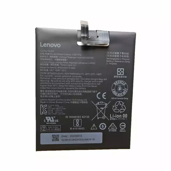Batteria originale L16D1P32 per LENOVO PHAB2 PLUS