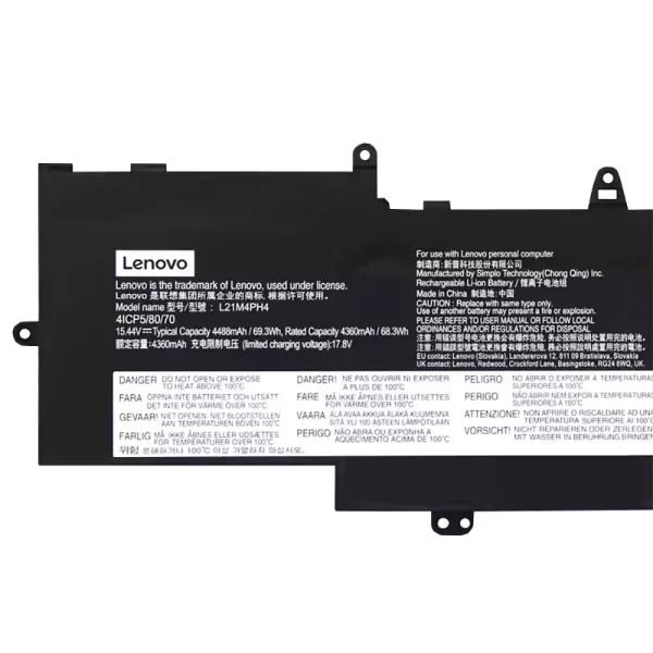 Batteria per computer portatile LENOVO L21M4PH4 L21C4PH4 L21D4PH4 - immagine 3