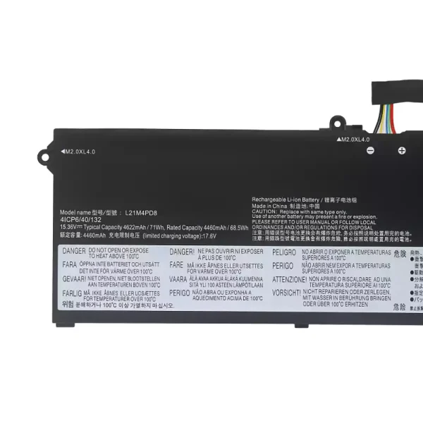 Batteria per computer portatile LENOVO L21C4PD8 L21D4PD8 L21L4PD8 L21M4PD8 - immagine 3