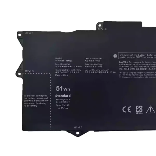 Batteria per computer portatile Dell YM15G,Dell XPS 13 9315 2-in-1 - immagine 3