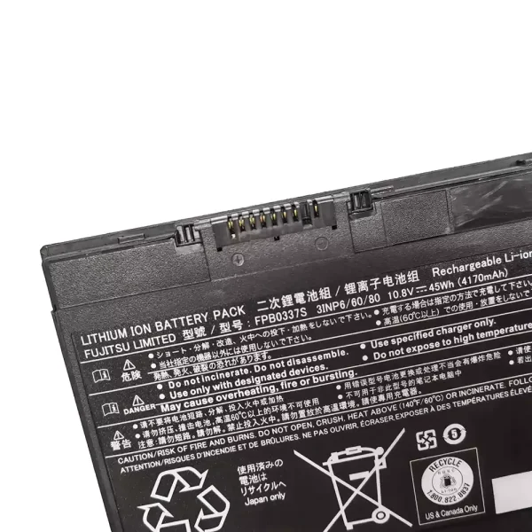 Batteria per computer portatile Fujitsu FMVNBP246,Fujitsu Lifebook P727 P728 U727 U728 U729 - immagine 3