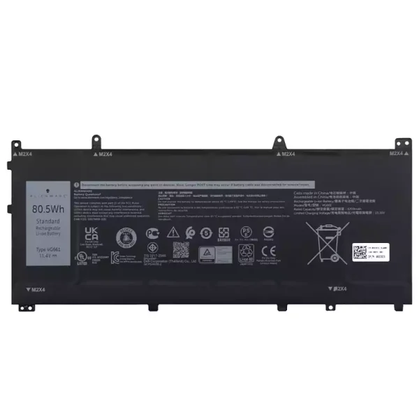 Batteria per computer portatile DELL VG661 V4N84,DELL Alienware x14 R1 R2