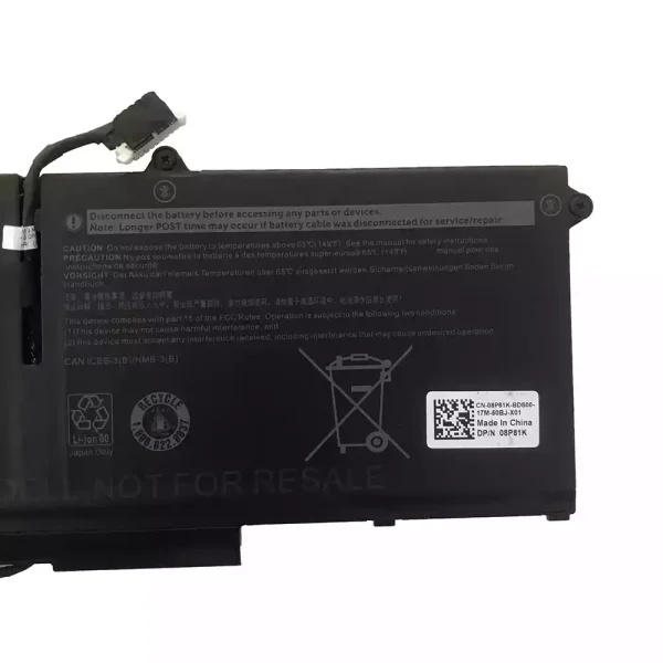 Batteria per computer portatile DELL FK0VR FKOVR - immagine 4