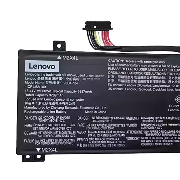 Batteria per computer portatile LENOVO L23C4PK4 L23M4PK4 L23D4PK4 - immagine 3