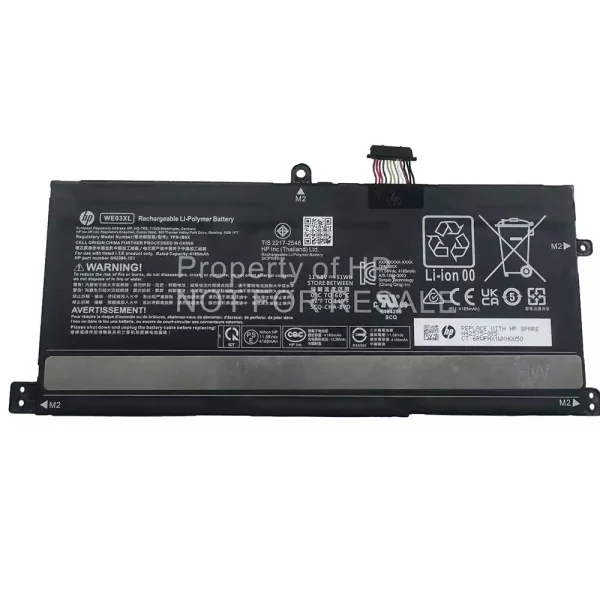 Batteria per computer portatile HP WE03XL TPN-IB0X N42575-005 N42388-1E1