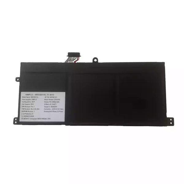 Batteria per computer portatile HP WE03XL TPN-IB0X N42575-005 N42388-1E1 - immagine 2