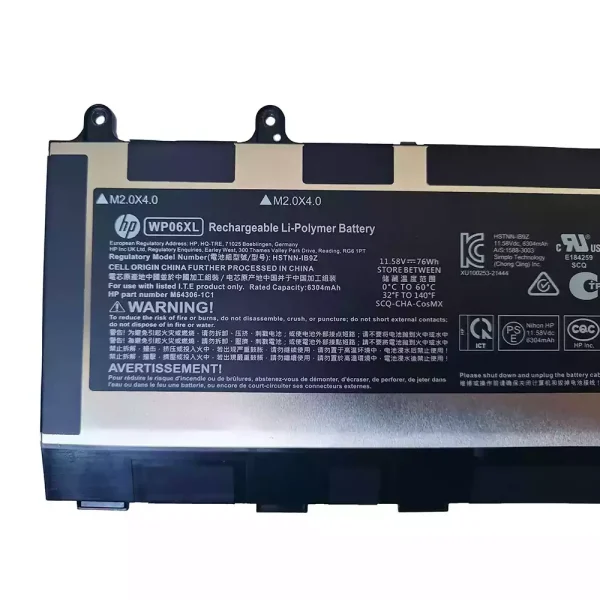 Batteria per computer portatile HP WP06XL - immagine 3