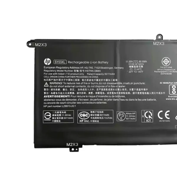 Batteria per computer portatile HP SY03XL - immagine 3