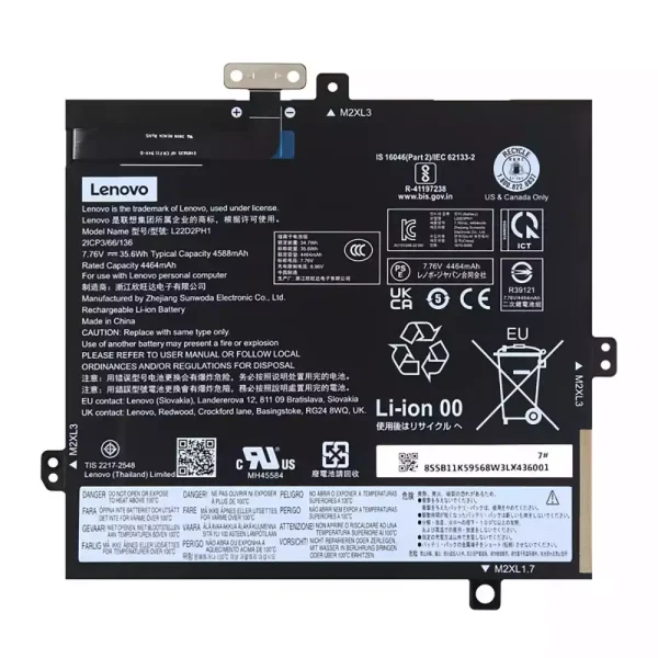 Batteria per computer portatile LENOVO L22B2PH1 L22D2PH1