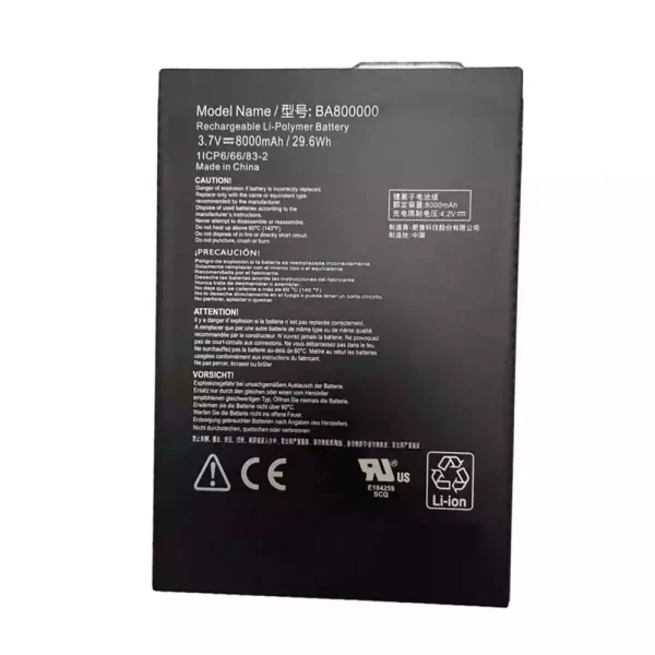 Batteria per computer portatile BA800000