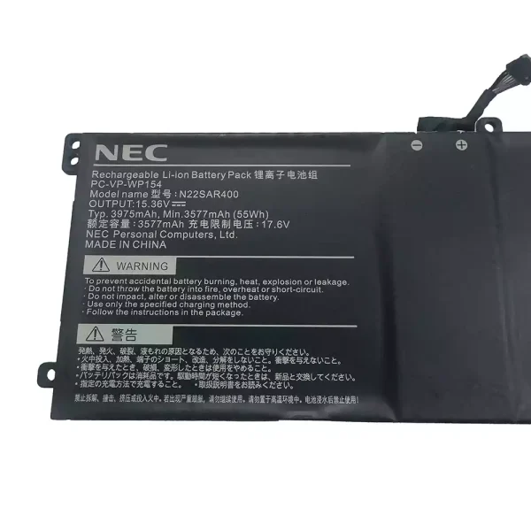 Batteria per computer portatile NEC PC-VP-WP154 N22SAR400 - immagine 2