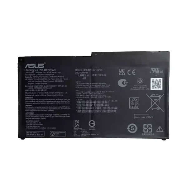 Batteria per computer portatile ASUS C21N2106