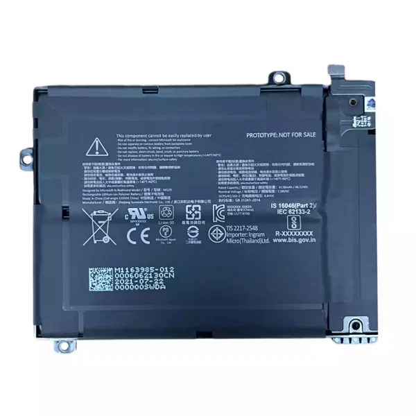 Batteria per computer portatile Microsoft Surface Pro 9 2038 1996 1997 2032 DYNM04 - immagine 3