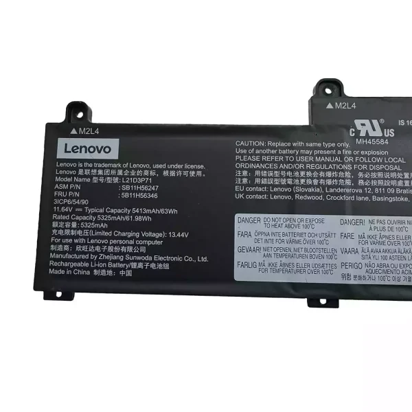 Batteria per computer portatile Lenovo L21D3P71 SB11H56247 5B11H56346 - immagine 3