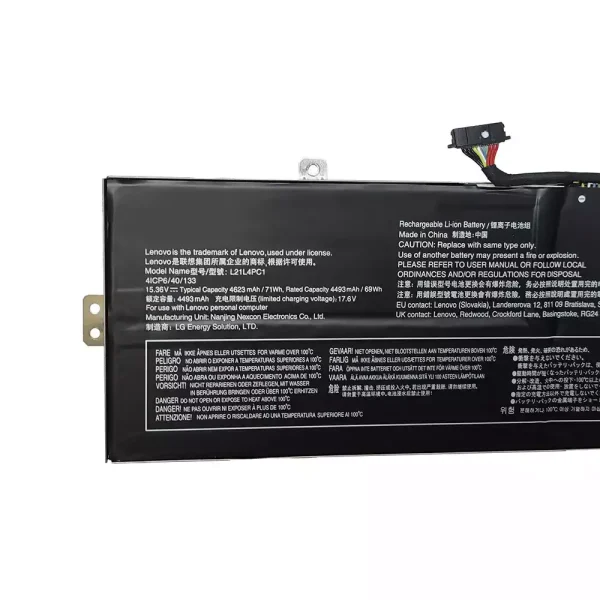 Batteria per computer portatile Lenovo L21M4PC4 L21L4PC1 - immagine 3