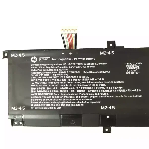 Batteria per computer portatile HP FZ06XL - immagine 3