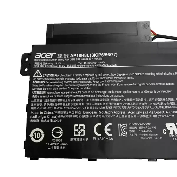 Batteria per computer portatile ACER AP18H18L - immagine 2