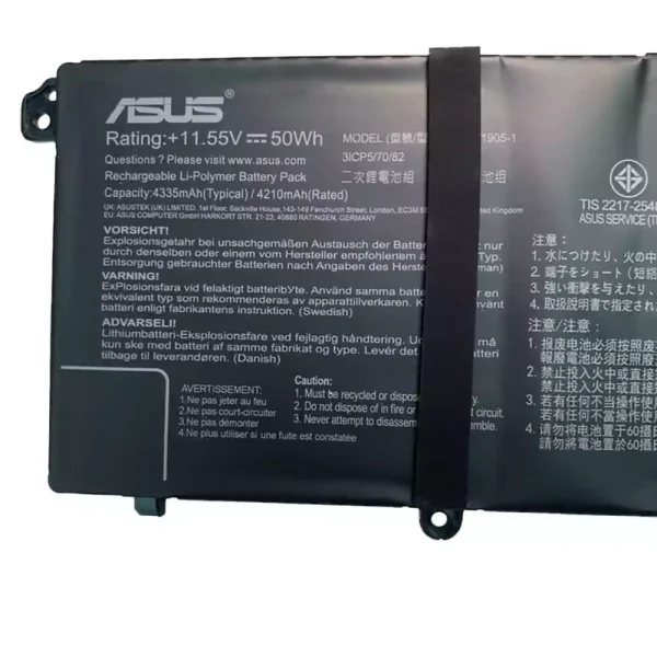 Batteria per computer portatile ASUS C31N1905-1 - immagine 2