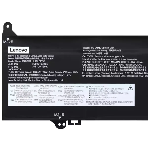 Batteria per computer portatile LENOVO L18D3PG2 L18C3PG2 - immagine 3