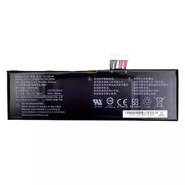 Batteria per computer portatile TC12A-W 13-202-jj8330
