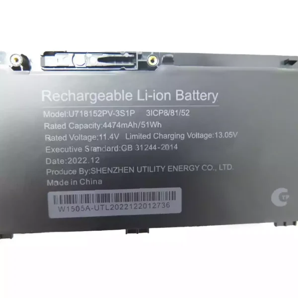 Batteria per computer portatile U718152PV-3S1P - immagine 2