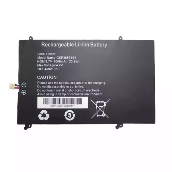 Batteria per computer portatile GSP3685104