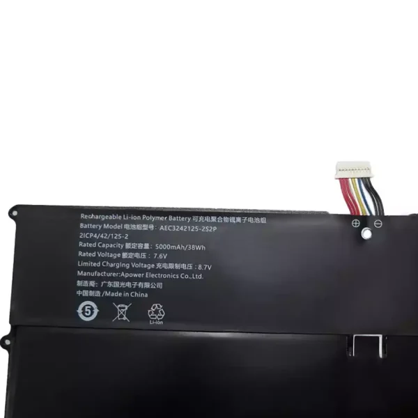 Batteria per computer portatile GY3242125PHV AEC3242125-2S2P - immagine 3