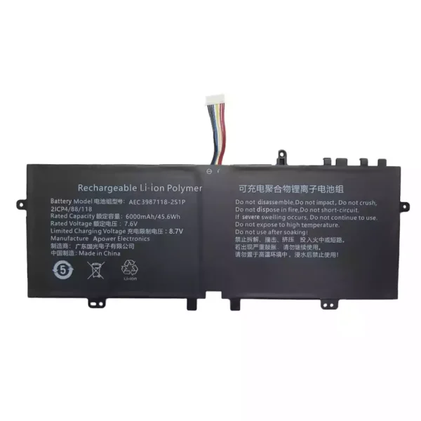Batteria per computer portatile AEC3987118-2S1P