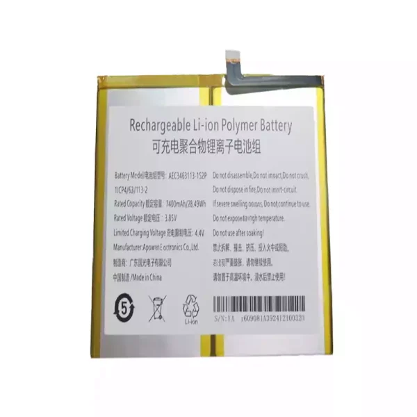 Batteria per computer portatile AEC3463113-1S2P