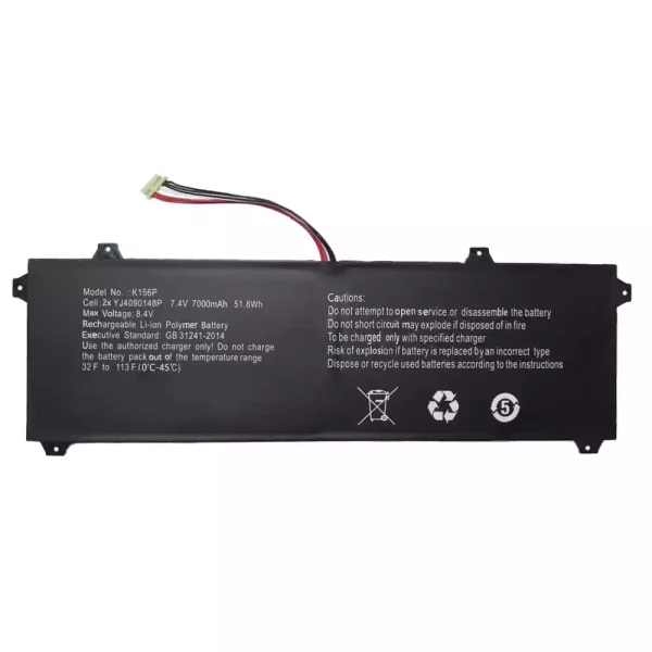 Batteria per computer portatile K156P,YJ4090149P