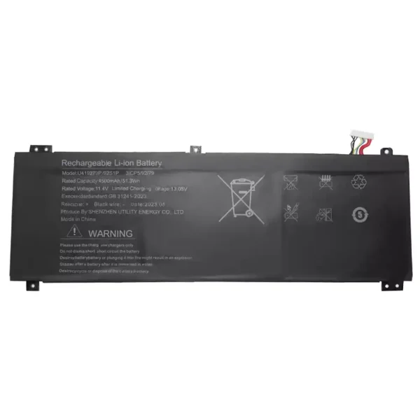 Batteria per computer portatile U419279PV-3S1P