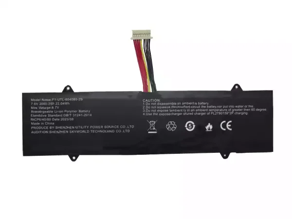 Batteria per computer portatile F1-UTL-604080-2S