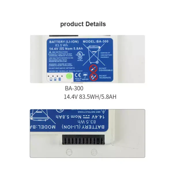 Batteria di ricambio per Inogen BA-200 BA-300 BA-400 BA-500 - immagine 3