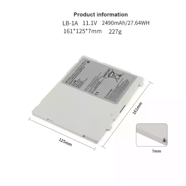 Batteria di ricambio per Canon CXDI-401C CXDI-401G CXDI-50G CXDI-501C CXDI-55G - immagine 2
