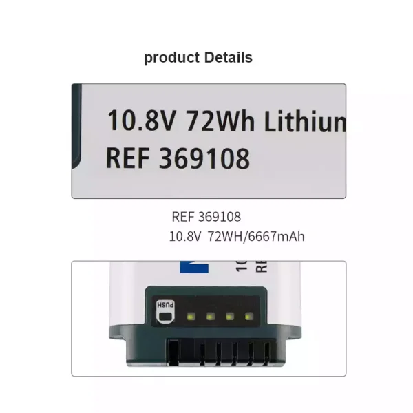 Batteria di ricambio per Hamilton C1,REF 369108 - immagine 3