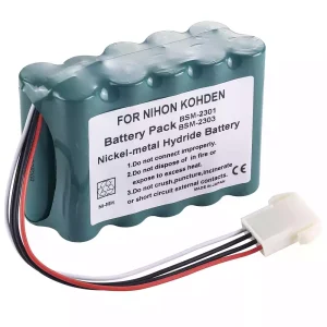 Batteria di ricambio per Nihon Kohden I 2301A,Nihon Kohden I 2304A,Unipower B11419,Alphasource AS36011,Interstate Batteries AMED2131
