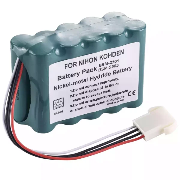 Batteria di ricambio per Nihon Kohden BSM-2300 BSM-2300A,BSM-2300K,BSM-2301,BSM-2301A,BSM-2301C,BSM-2301K,BSM-2303,BSM-2303C,BSM-2303K,BSM-2304,BSM-2304A