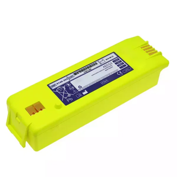 Batteria di ricambio per ZOLL Powerheart AED G3,G3 Plus,9142,9146 AED,Powerheart AED G3 9390E,9390A,9300E 9300A - immagine 2
