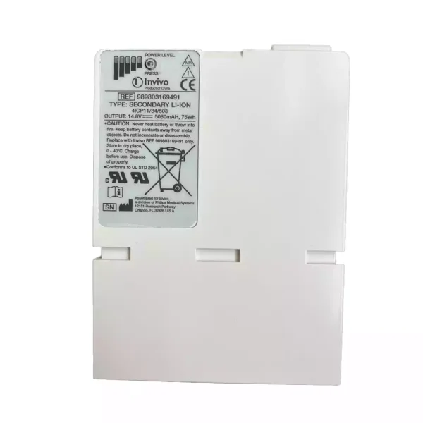 Batteria di ricambio per Invivo 989803169491 Expression MRI 9093 Precess