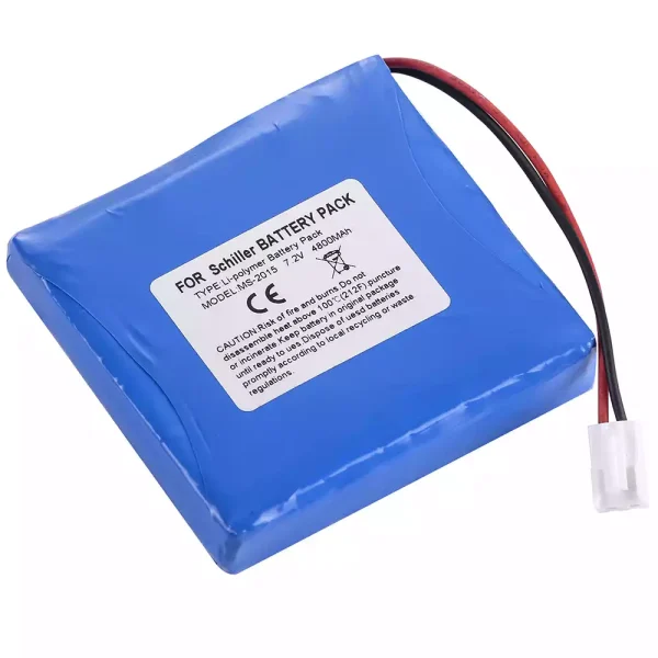 Batteria di ricambio per Schiller CardioVit AT102+ MS-2007 MS-2010 MS-2015 - immagine 2
