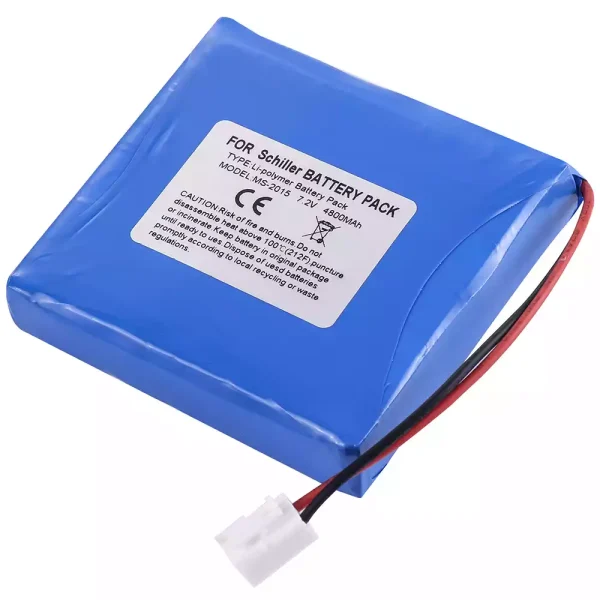 Batteria di ricambio per Schiller CardioVit AT102+ MS-2007 MS-2010 MS-2015 - immagine 4