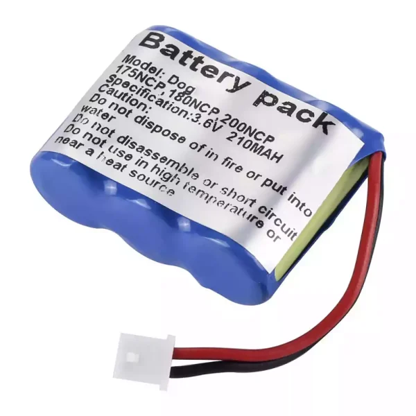 Batteria di ricambio per Dogtra 175NCP,180NCP,200NCP,202NCP,210NCP,22000NCP,EF-3000,YS-500 Collar,BP20R,35AAAH3BMX - immagine 2