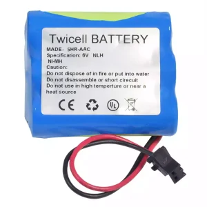 Batteria di ricambio per SANYO Twicell 5HR-AAC,SANYO MDF-137,MDF-U333,MDF-U537,MDF-U537D,MDF-V7486SC,MDF-C8V,VIP Plus