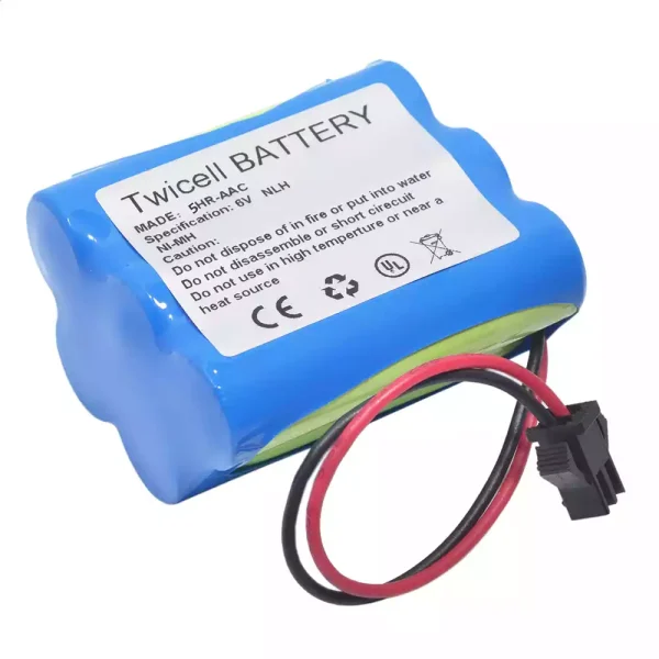 Batteria di ricambio per SANYO Twicell 5HR-AAC,SANYO MDF-137,MDF-U333,MDF-U537,MDF-U537D,MDF-V7486SC,MDF-C8V,VIP Plus - immagine 3