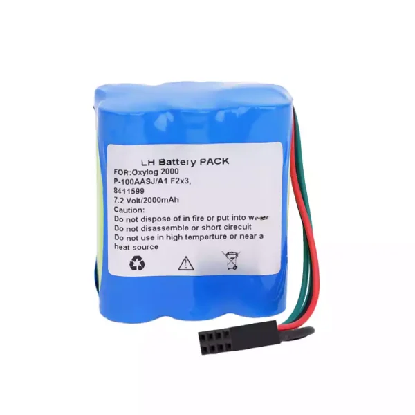 Batteria di ricambio per Oxylog 2000 P-100AASJ/A1 F2x3 8411599