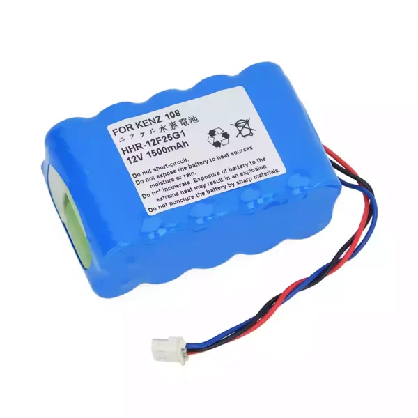 Batteria di ricambio per Kenz Cardico ECG-108 ECG-110 HHR-12F25G1