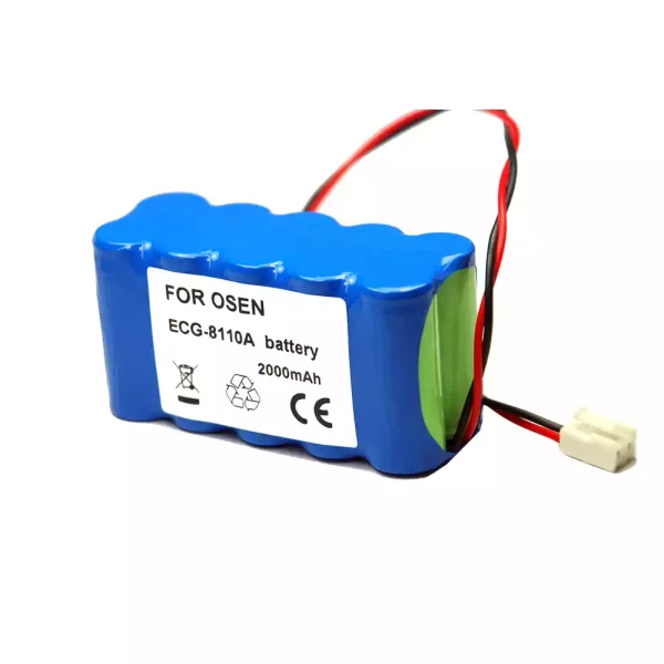 Batteria di ricambio per OSEN ECG-8110 ECG-8110A ECG-8130A - immagine 2