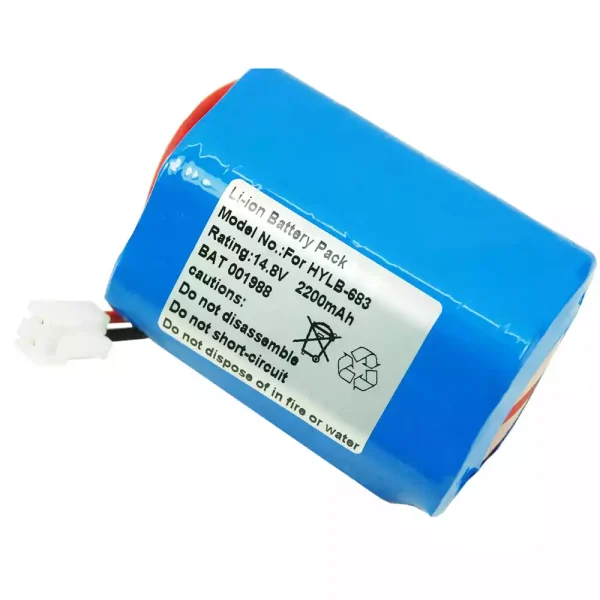 Batteria di ricambio per Biocare ECG-1200,ECG-1210,ECG-1201,FM-801 - immagine 2