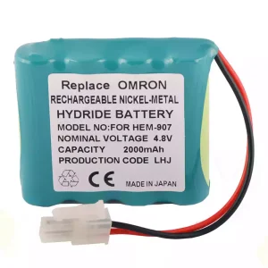 Batteria di ricambio per Omron HEM-907,HEM-907XL,48H907N-AU