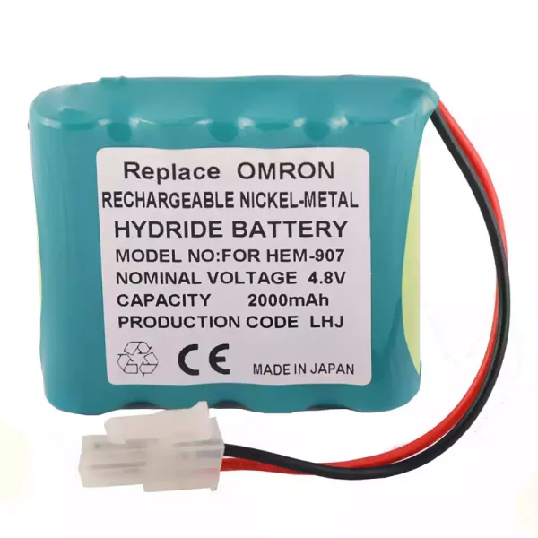 Batteria di ricambio per Omron HEM-907,HEM-907XL,48H907N-AU